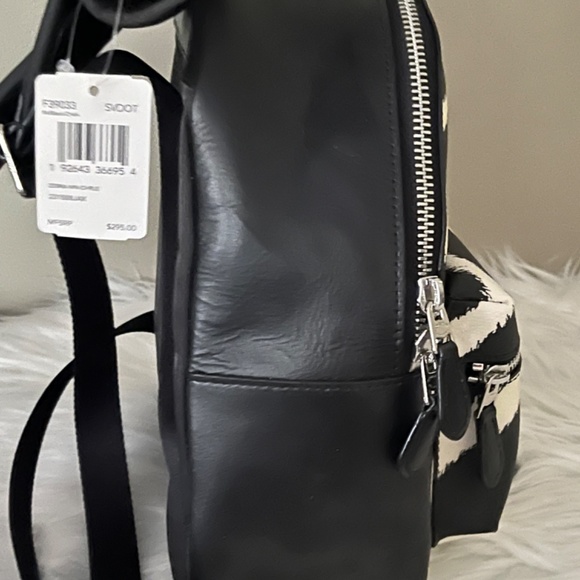 Coach Zebra Mini Charlie Backpack - Picture 2 of 5